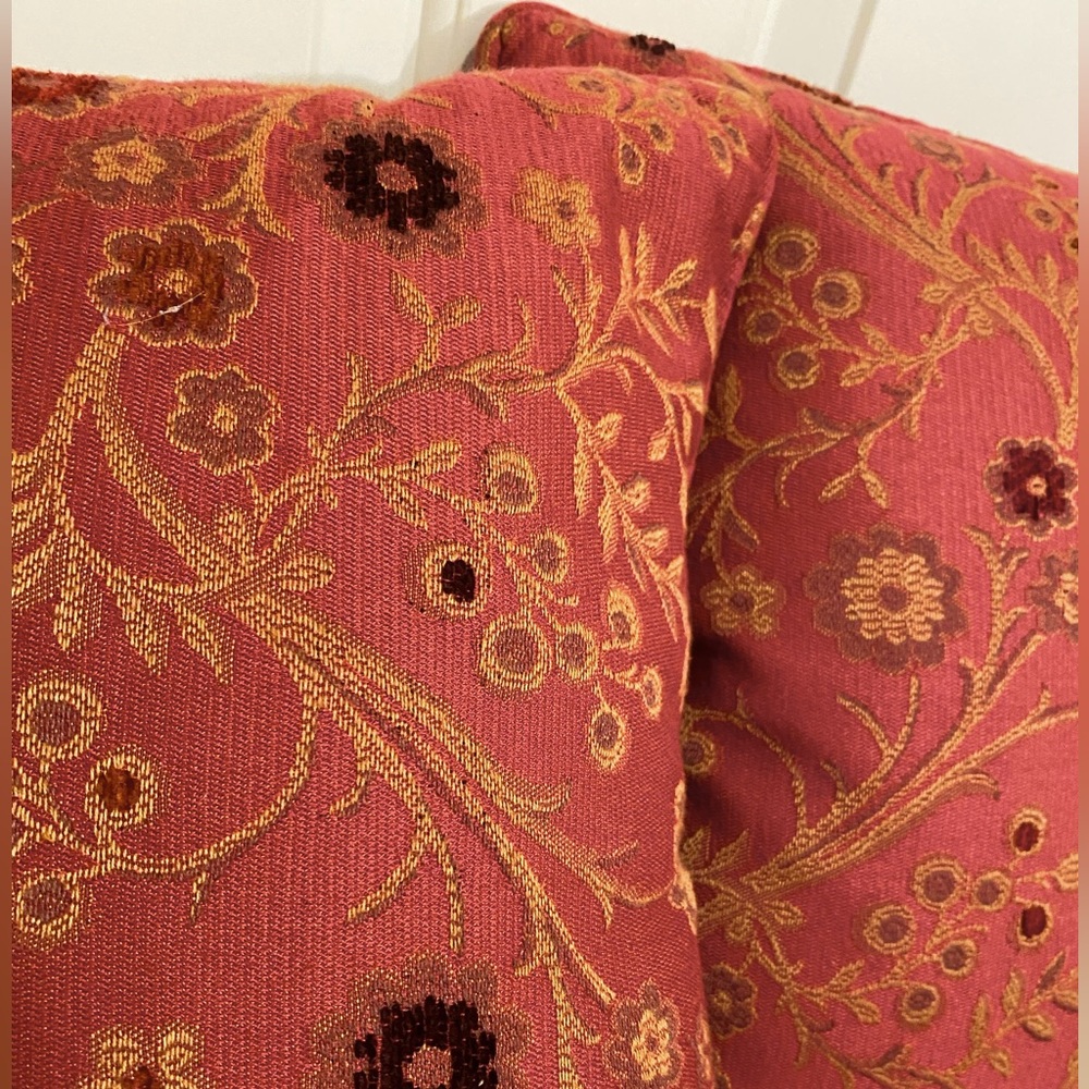Mitchell Gold + Bob Williams brand, 2 square throw pillows.